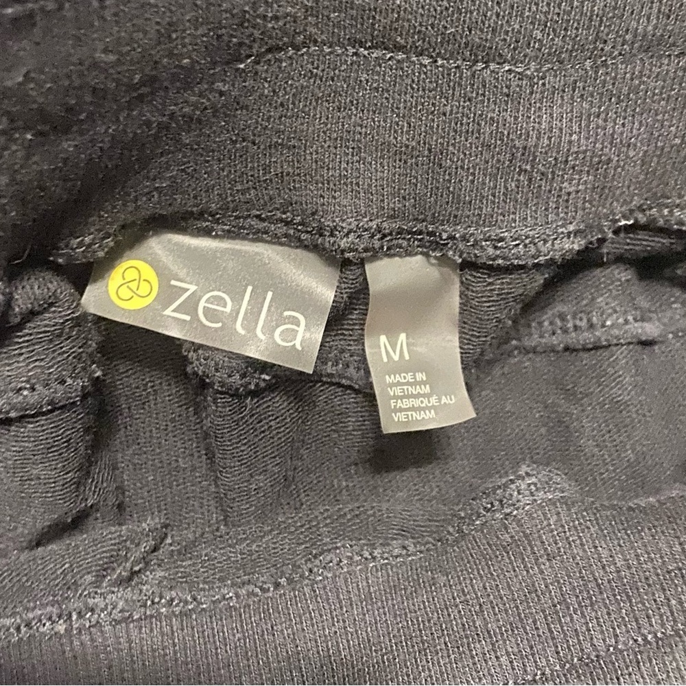 Zella Cara Pocket Jogger Pants Women Size Medium Black  Athleisure Stretch - Picture 3 of 3